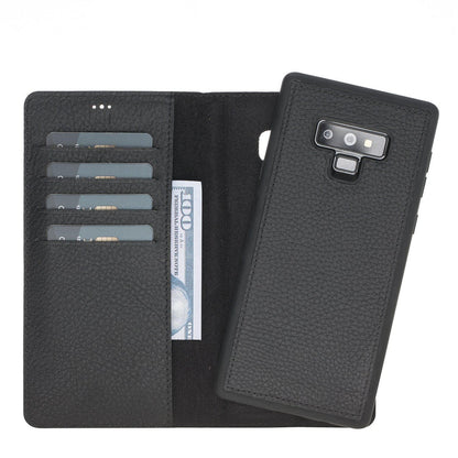 Magic Galaxy Note 9 Series Detachable Genuine Leather Wallet Case - MW-1